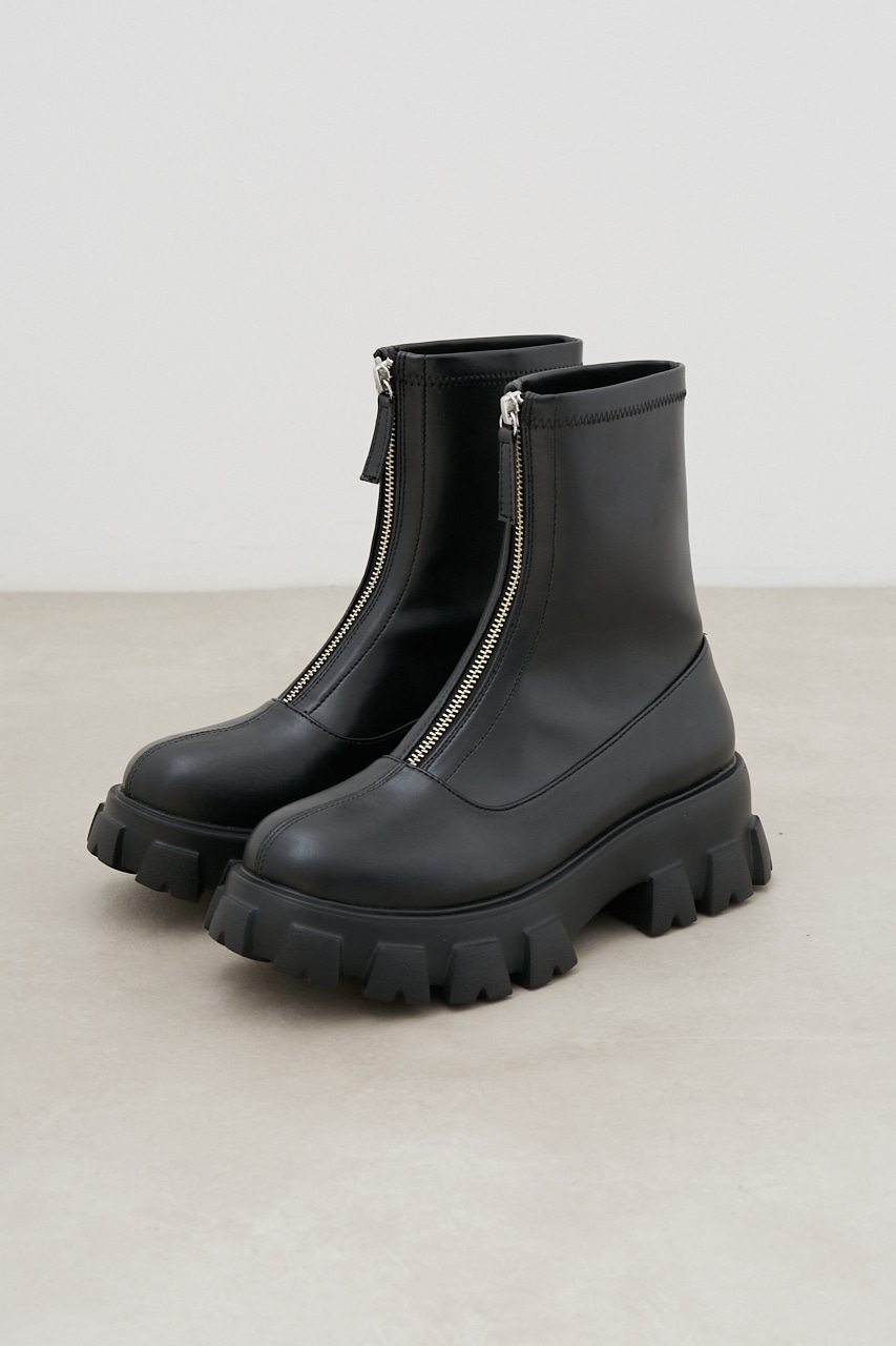 FRONT ZIP SHORT BOOTS/フロントジップショートブーツ｜WOMEN