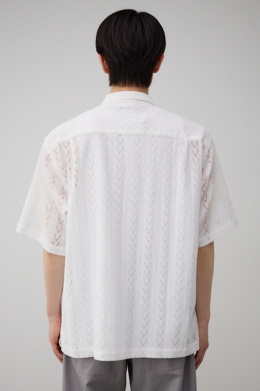 シアー開襟シャツ｜MEN｜251HST30-418E｜AZUL BY MOUSSY（アズールバイ