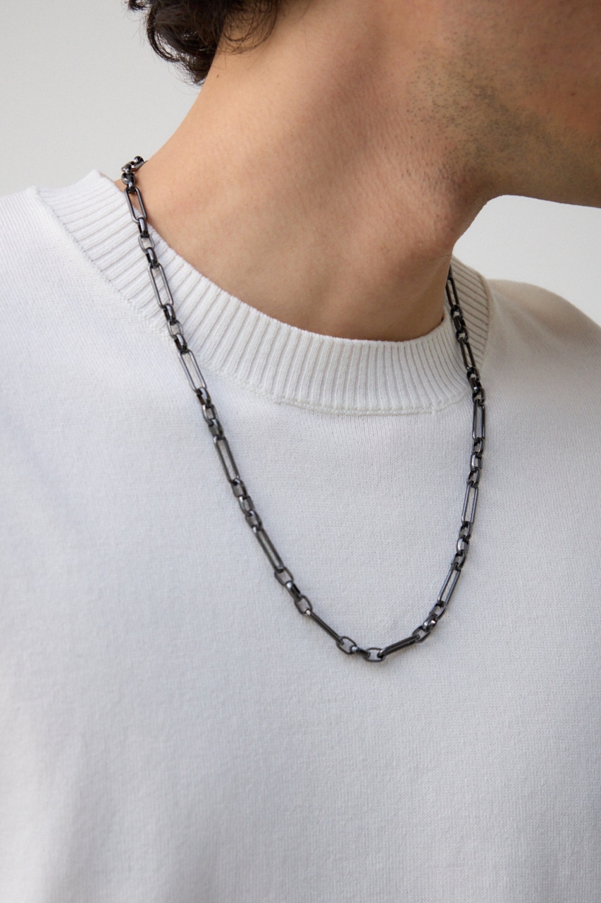 ランダムスクエアチェーンネックレス｜MEN｜251HSB56-392D｜AZUL BY