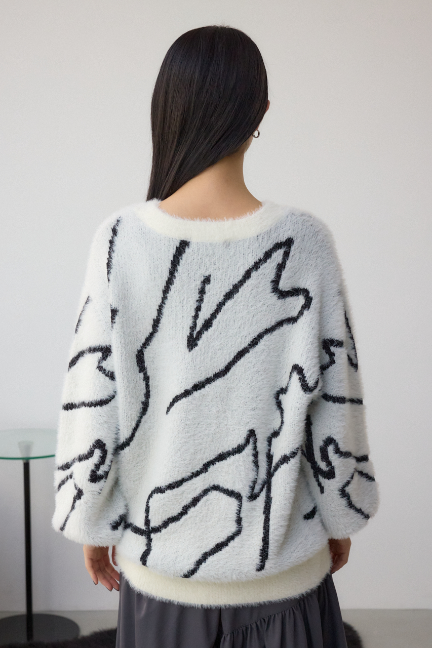 ニュアンス柄ニットトップス｜WOMEN｜250IAB70-1121｜AZUL BY MOUSSY