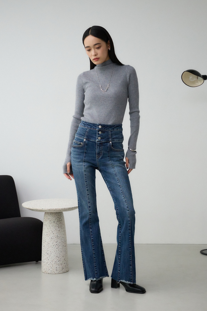 AZUL DENIM ハイウエストボタンフレアデニム｜WOMEN｜250ISC12-270J