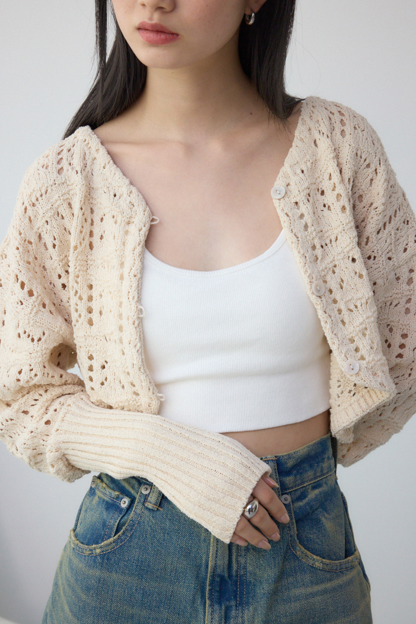 クロシェニットボレロ｜WOMEN｜250ISC71-188C｜AZUL BY MOUSSY