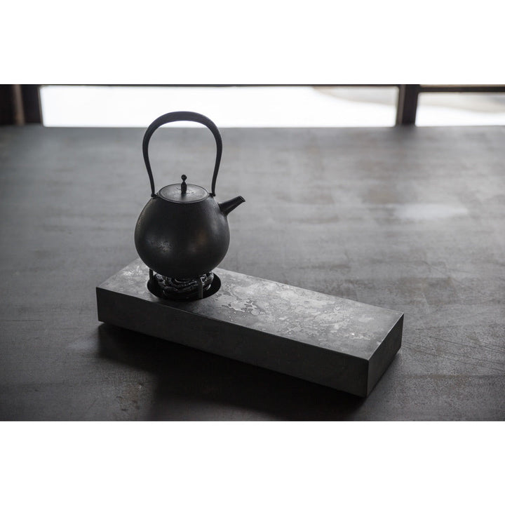 南部鉄器 空間鋳造 鉄瓶 Egg 大 ピュアブラック/アンティークブラウン