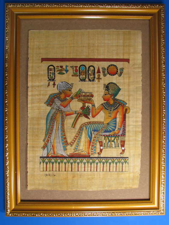 パピルス画 エジプトお土産