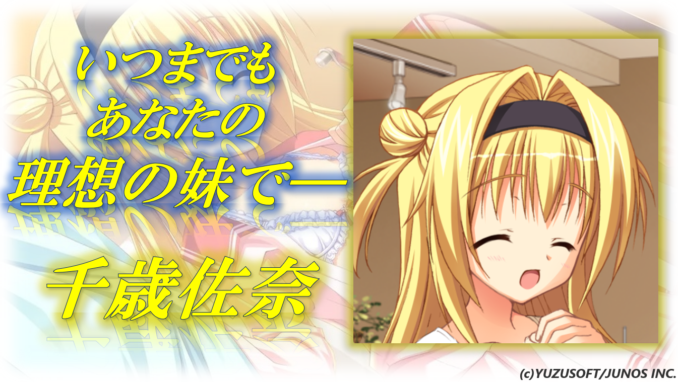 いつまでもあなたの理想の妹で―― 千歳佐奈 | アズサログ