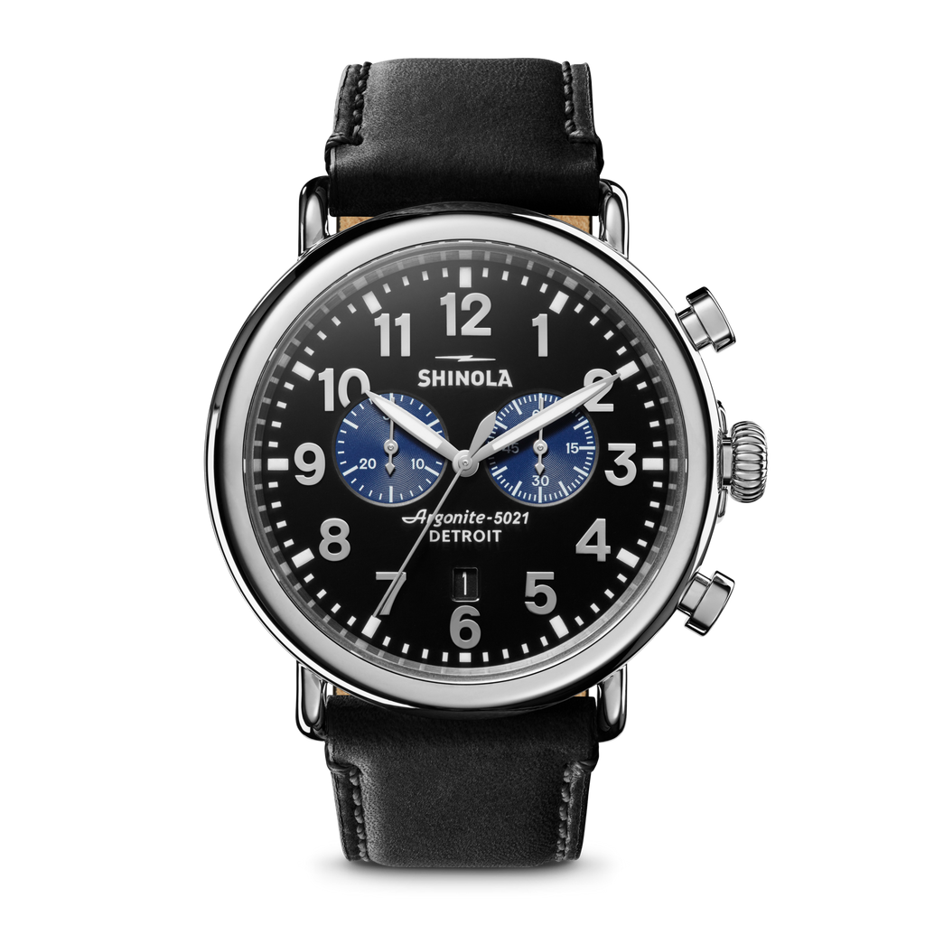 Shinola Runwell Chrono Watch S0120109242-1-GlBlk-47-USA – AZZI