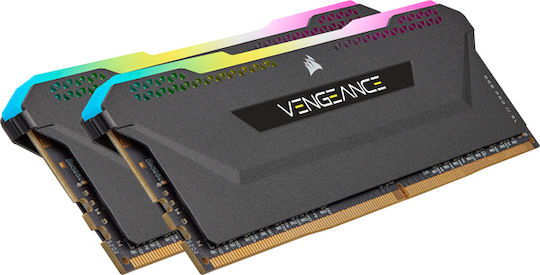Corsair Vengeance RGB Pro SL 32GB DDR4 RAM cu 2 module (2x16GB) și