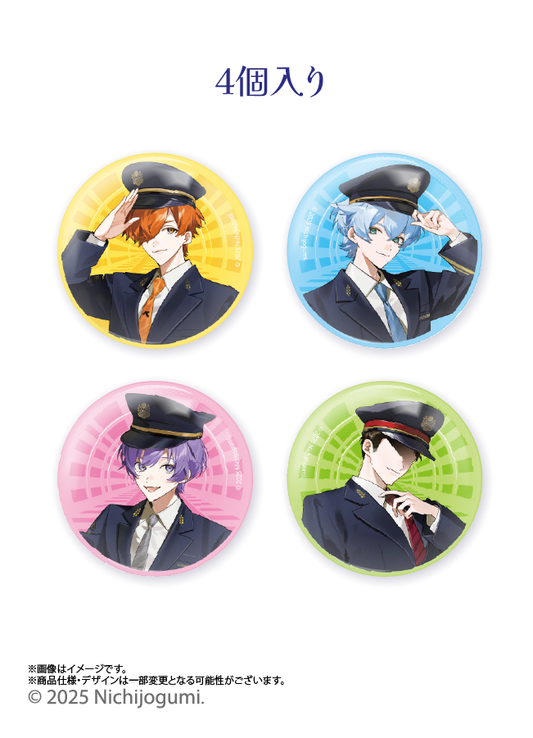 日常組 ニデック京都タワーコラボ クロノアさん 缶バッチまとめ売り