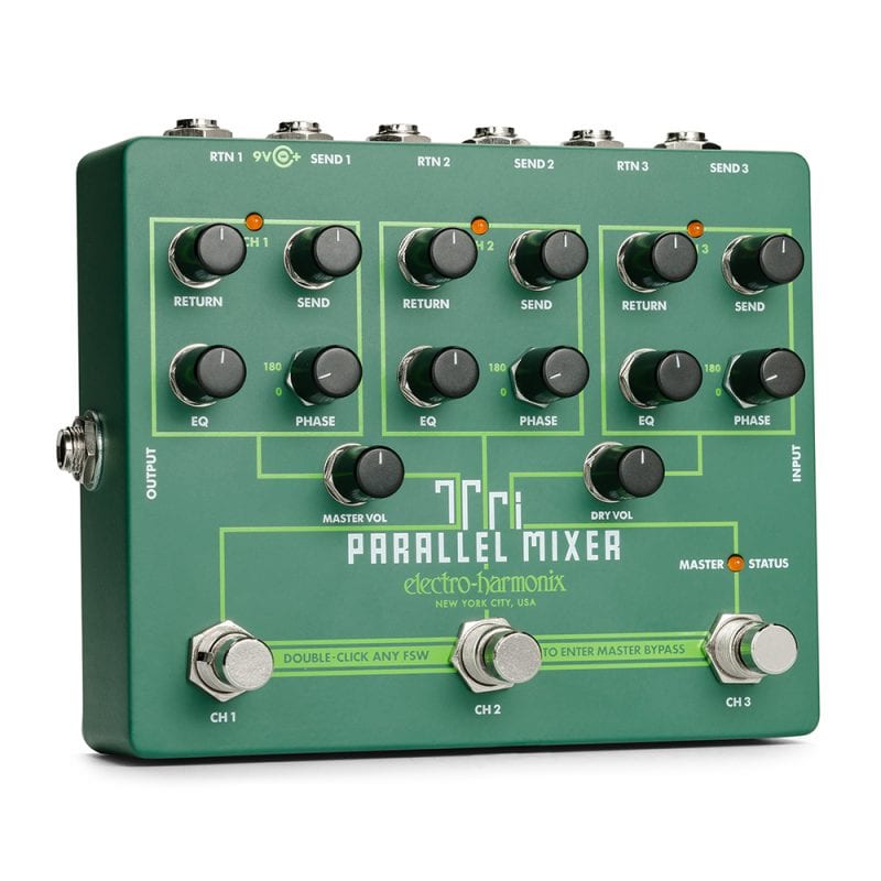 Tri Parallel Mixer | Effects Loop Mixer / Switcher - Electro-Harmonix