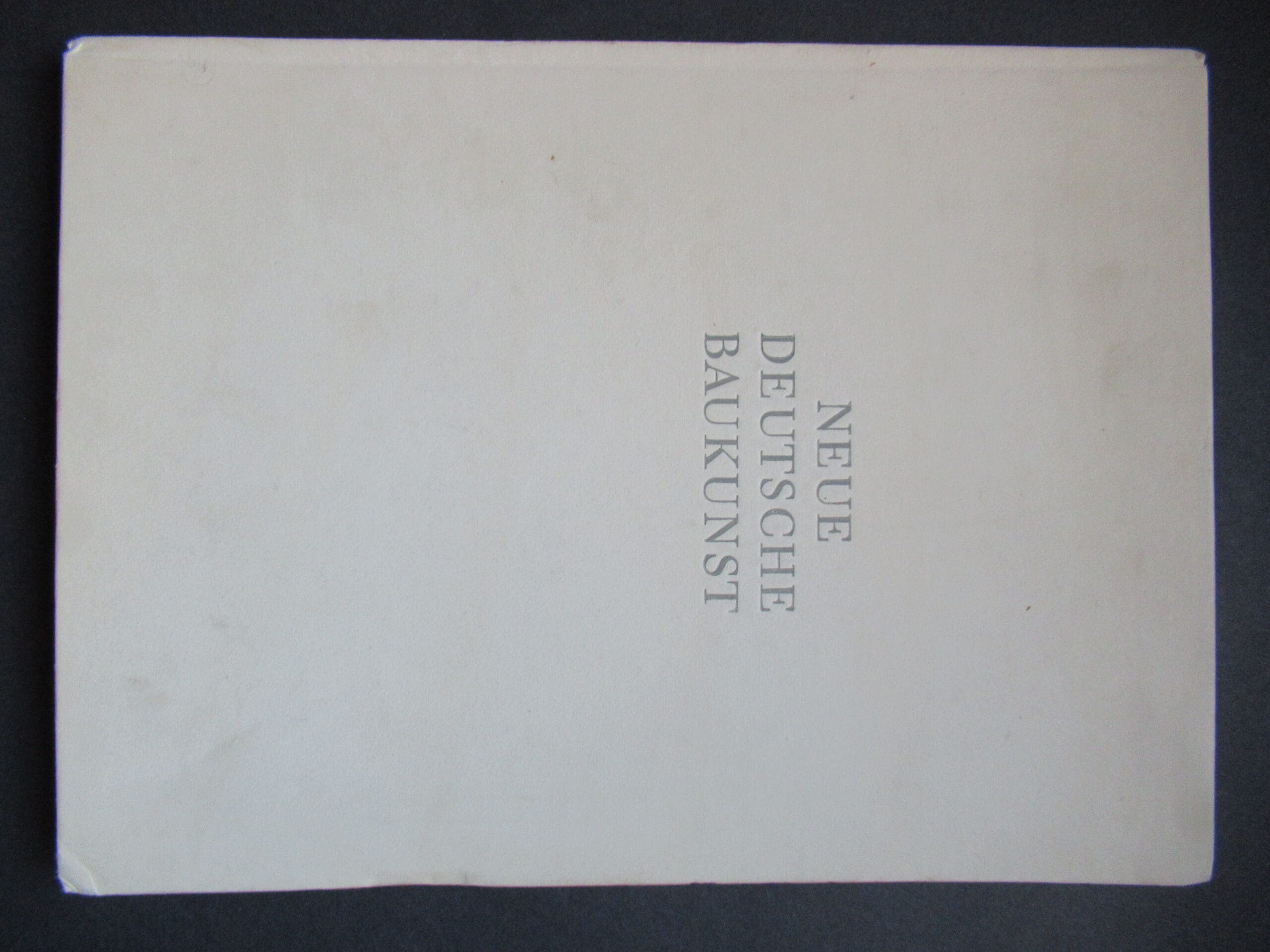 ORIGINAL 1941 ALBERT SPEER PHOTO BOOK ON THIRD REICH ARCHITECTURE