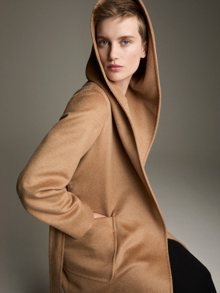 リアルト] ピュア キャメル フーデット コート, camel | Max Mara