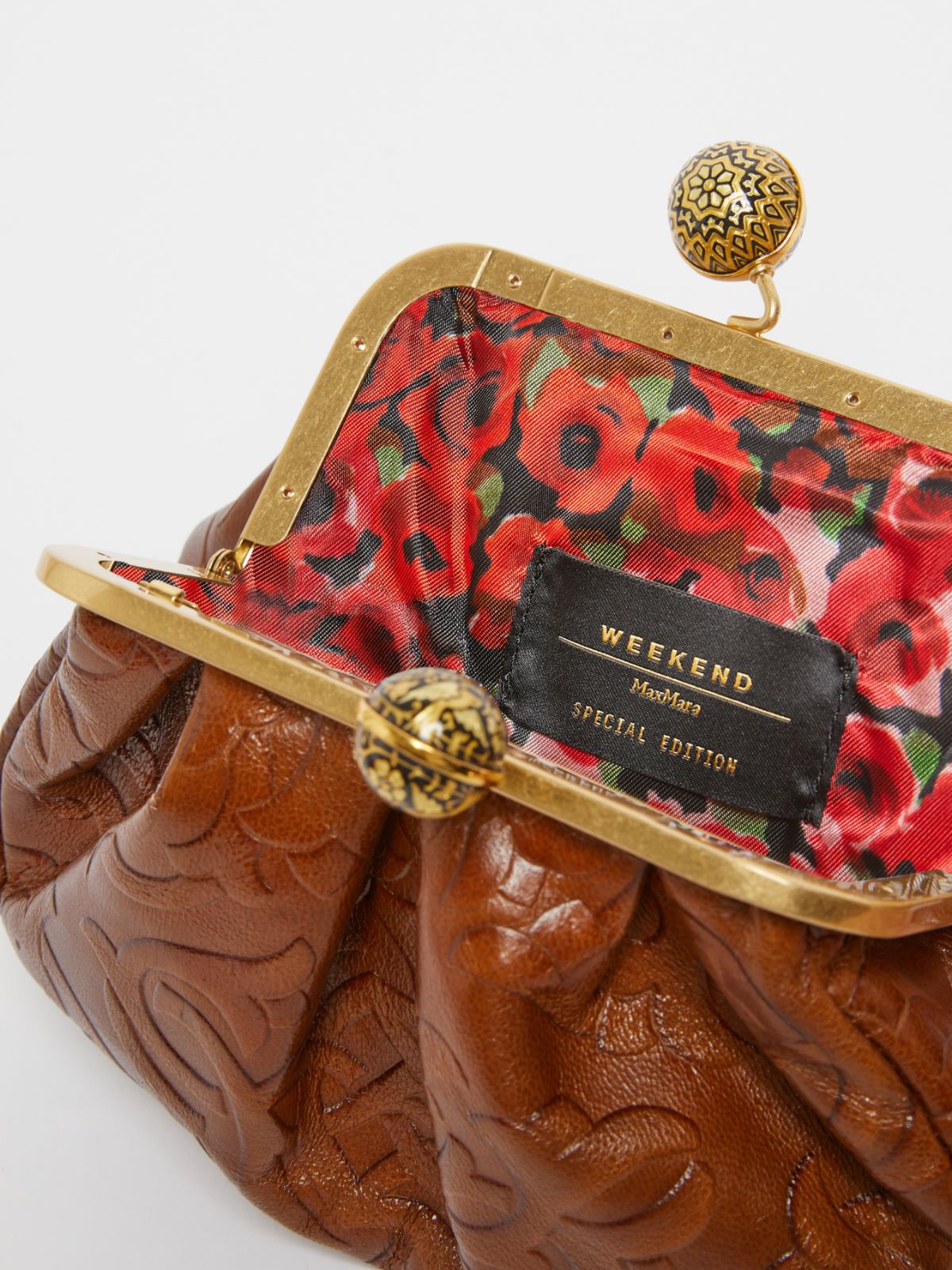 スパニッシュヘリテージ] エンボスレザー スモール パスティチーノ