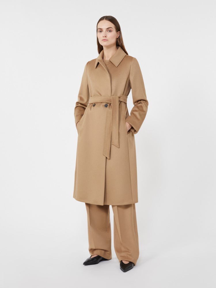 Bコラージュ] ピュア ヴァージンウール コート, camel | Max Mara