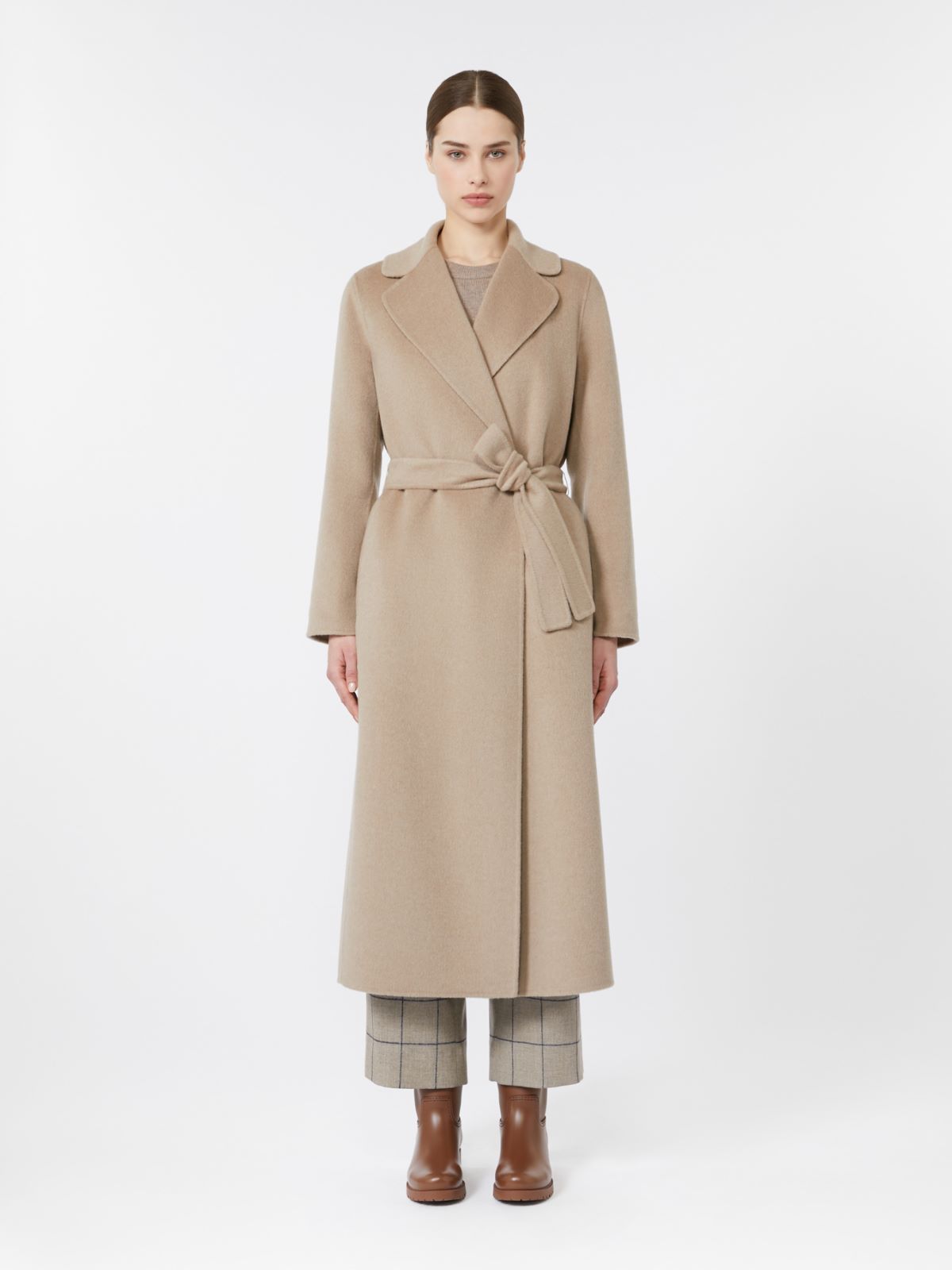 パオラ] ウール カシミヤ ダブルフェイス コート, beige | Max Mara