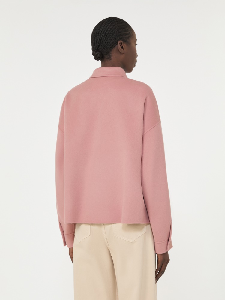 Double-faced wool-blend jacket, antique rose | Max Mara
