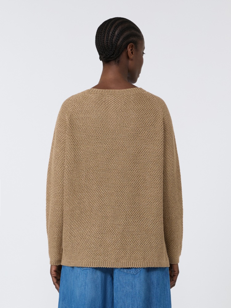 Lightweight linen sweater, desert | Max Mara
