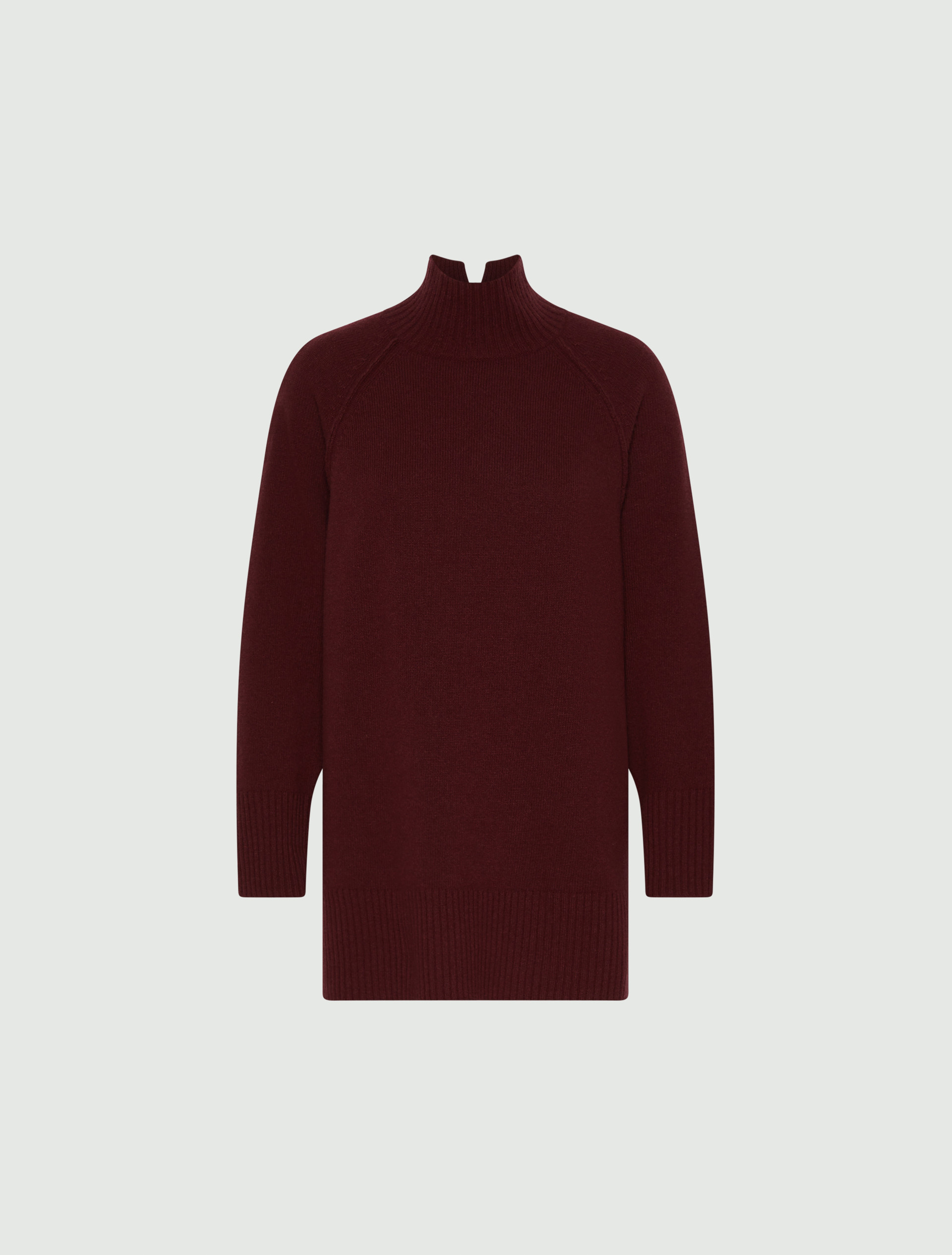 High-neck sweater, bordeaux | Marella