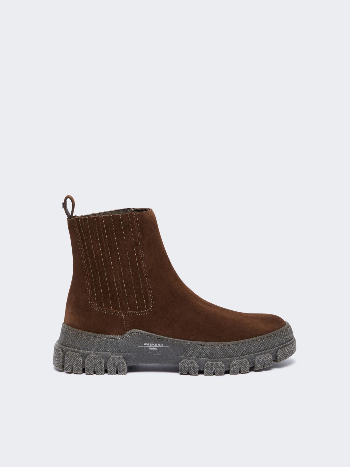 Suede Chelsea boots, brown | Weekend Max Mara