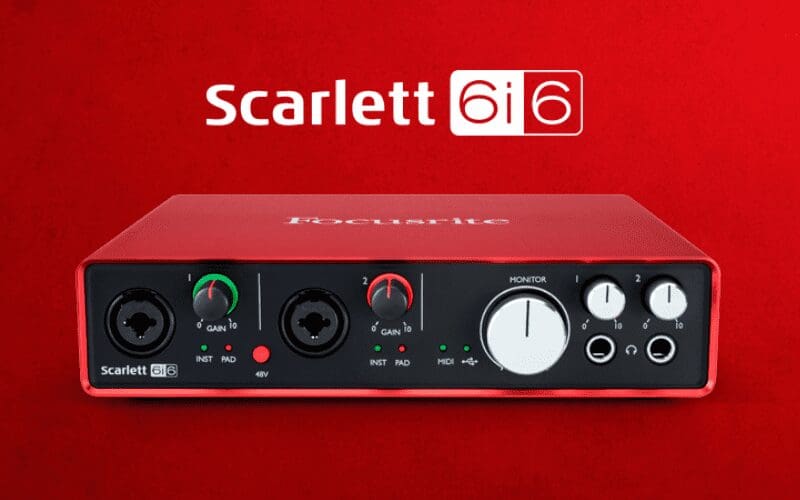 Focusrite Scarlett 6i6 | Scarlett 6i6 | Music Gateway