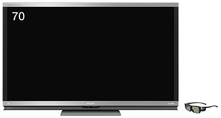 シャープ、液晶テレビ「AQUOS」最大、大画面70V型の「LC-70X5」 - BCN＋R