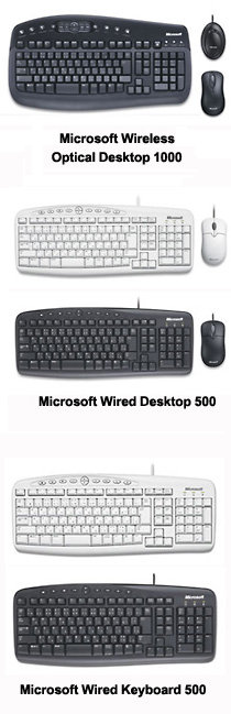 マイクロソフト、ワイヤレスキーボードとマウスセットなど3機種 - BCN＋R