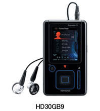 ケンウッド、音の良さ追求した携帯オーディオ、30GBのHDD搭載し5万円