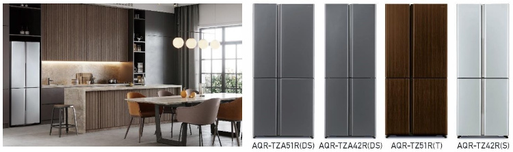 アクア、深澤直人氏がデザインした薄型設計の冷凍冷蔵庫「TZシリーズ