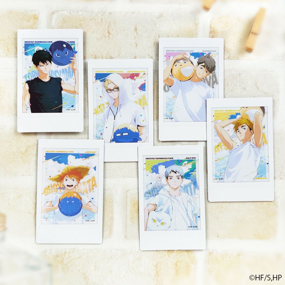 ハイキュー!!×文房具カフェ カラービーチモチーフ フレーム付き