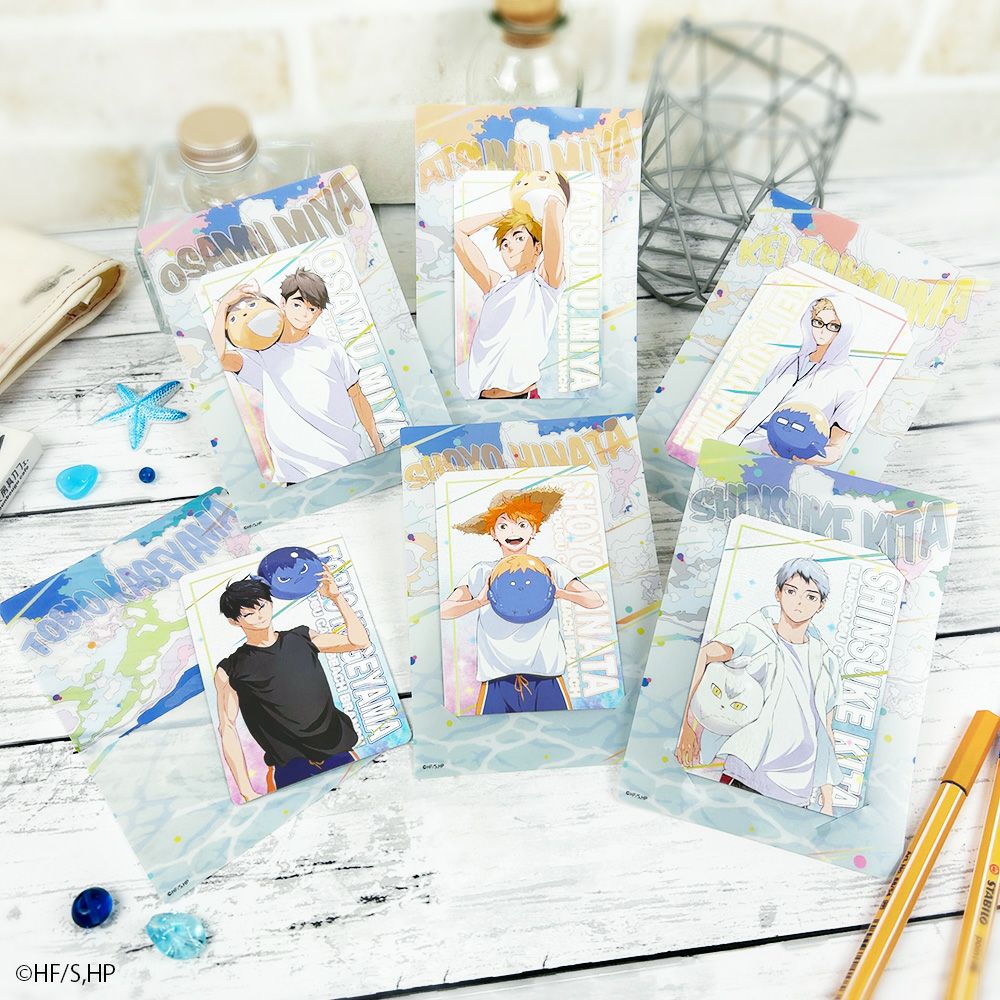 ハイキュー!!×文房具カフェ カラービーチモチーフ フレーム付き