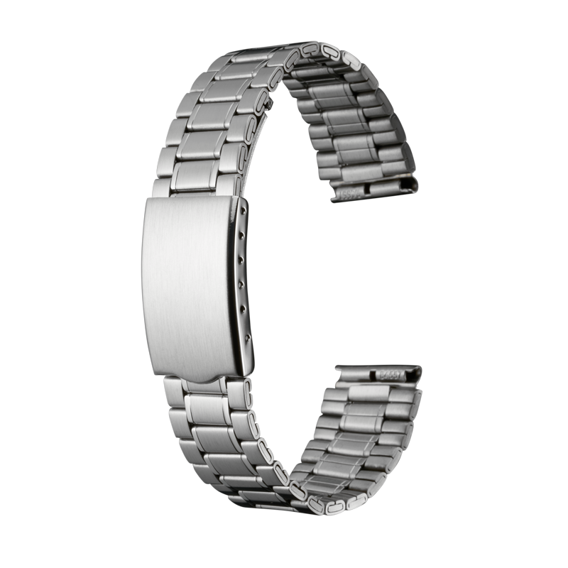 BAMBI バンビメタル ブロック三折 BSBE4557S - 時計バンド(ベルト)の