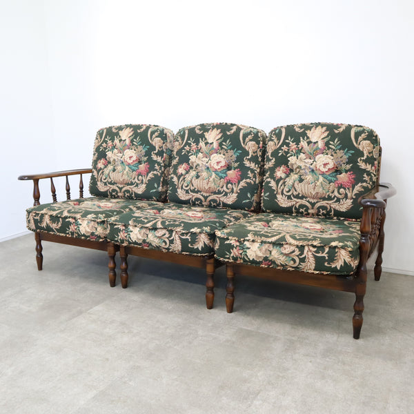 オールドカリモクのヴィンテージ3人掛けソファ – バナルオンライン