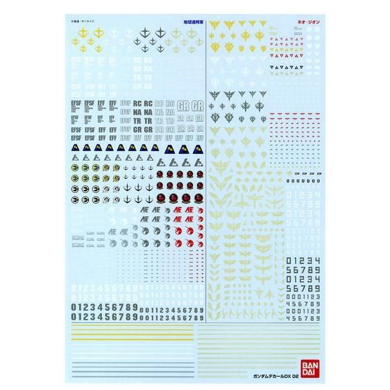 ガンダムデカールDX 02 【ユニコーン系】【1/144スケール推奨