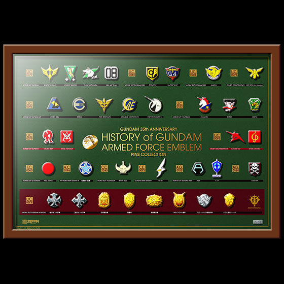 機動戦士ガンダム 生誕35周年エンブレムピンズコレクション | ガンダム