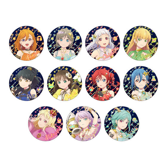 ラブライブ！スーパースター!! 結ヶ丘女子購買部 公式缶バッジ vol.5