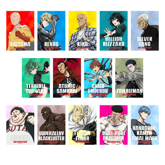 ワンパンマン』 ヒーロービジュアル ホログラムステッカー（完全版