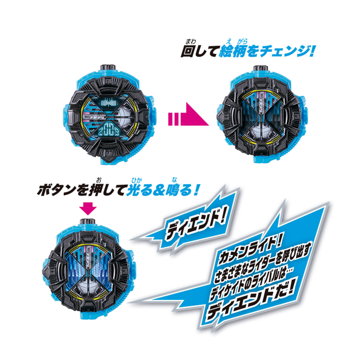 DXタイムマジーンゲイツモード＆ディエンドライドウォッチ｜仮面