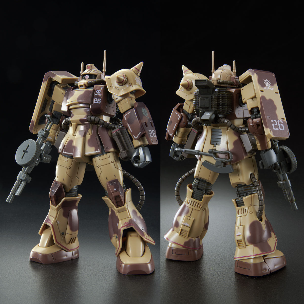 HG 1/144 ザク・デザートタイプ（ダブルアンテナ仕様）【3次