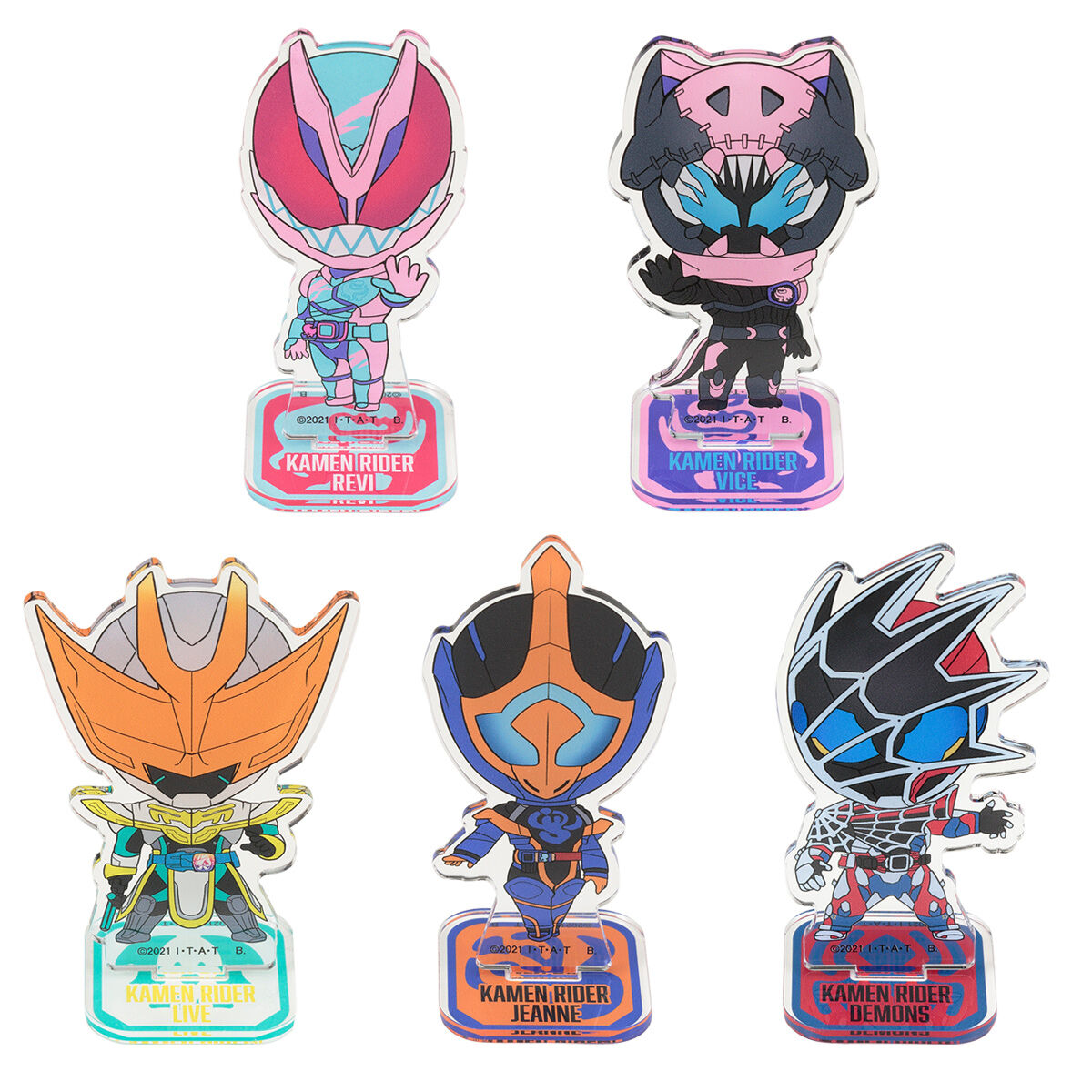 仮面ライダーリバイス デフォルメアクリルスタンド 全10種 | 仮面