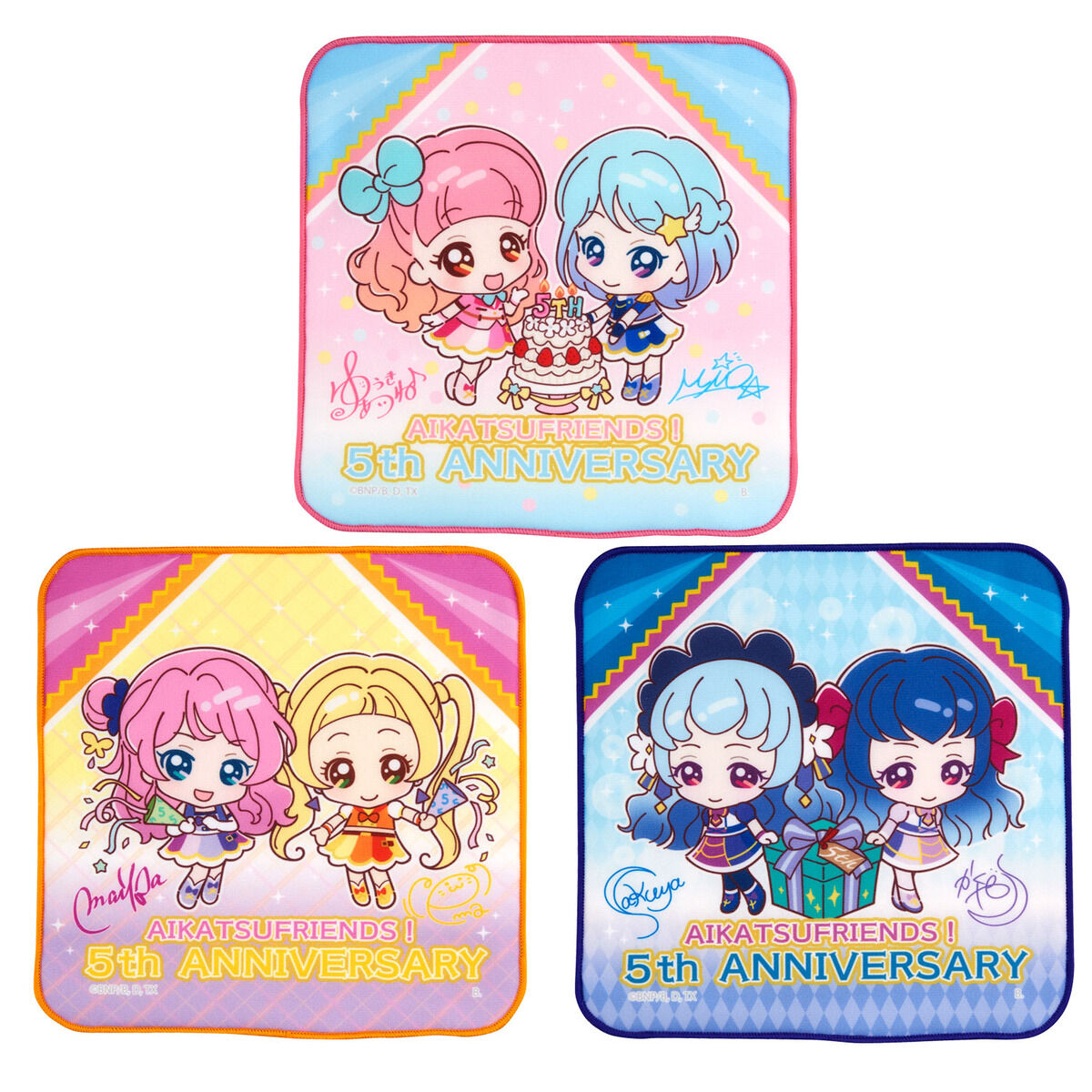 再販】アイカツフレンズ！5th ANNIVERSARY ハンドタオル | アイカツ