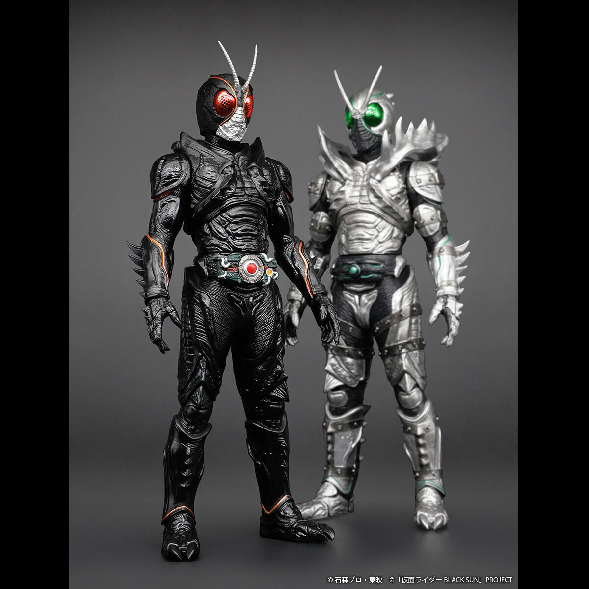 抽選販売】ジャンボソフビフィギュア 仮面ライダーBLACK SUN 対決