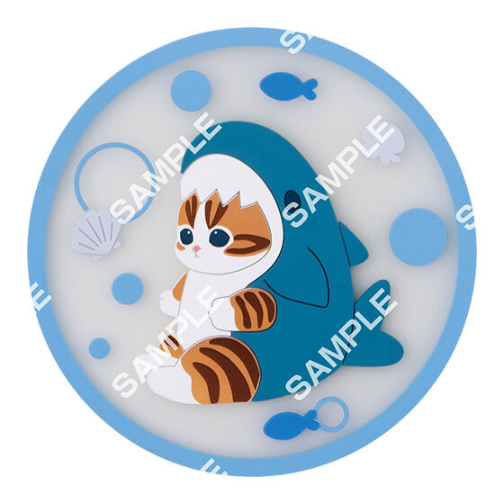 フラットガシャポン】mofusand クリアラバーコースター2｜ガシャポン