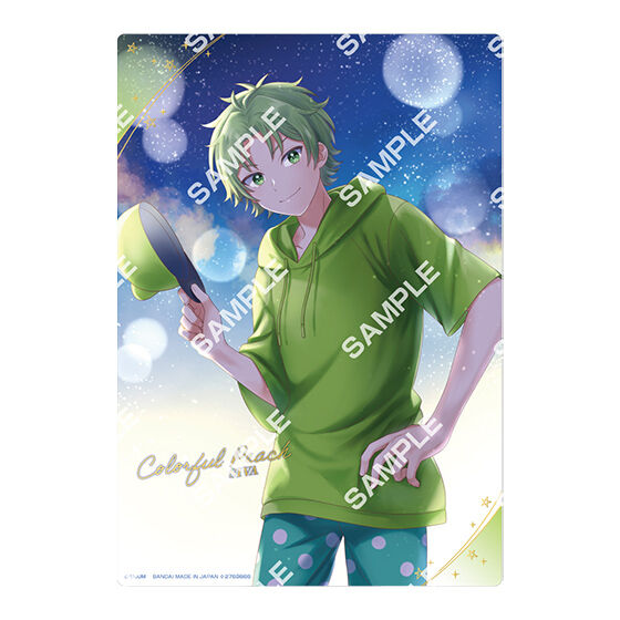 ジャンボカードダス/フラットガシャポン】カラフルピーチ クリア