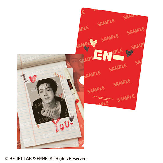 フラットガシャポン】ENHYPEN クリアファイルコレクション｜ガシャポン