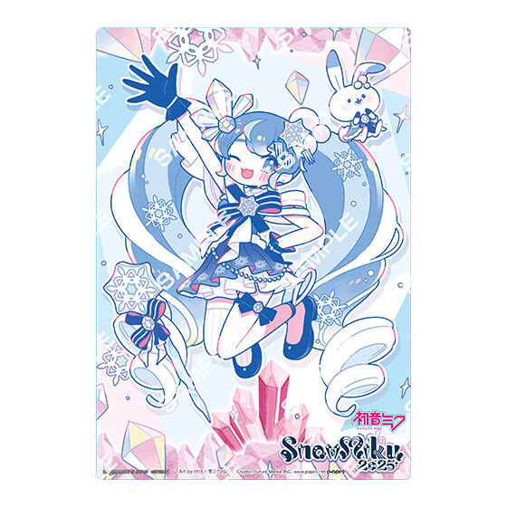 ジャンボカードダス/フラットガシャポン】初音ミク SNOW MIKU 2025