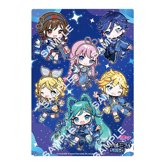 ジャンボカードダス/フラットガシャポン】初音ミク クリアビジュアル