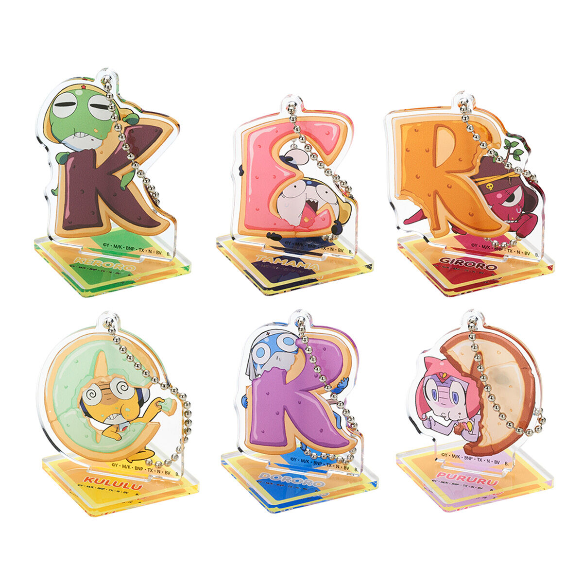 ケロロ軍曹 アクリルスタンドチャーム(全6種)【2025年9月発送