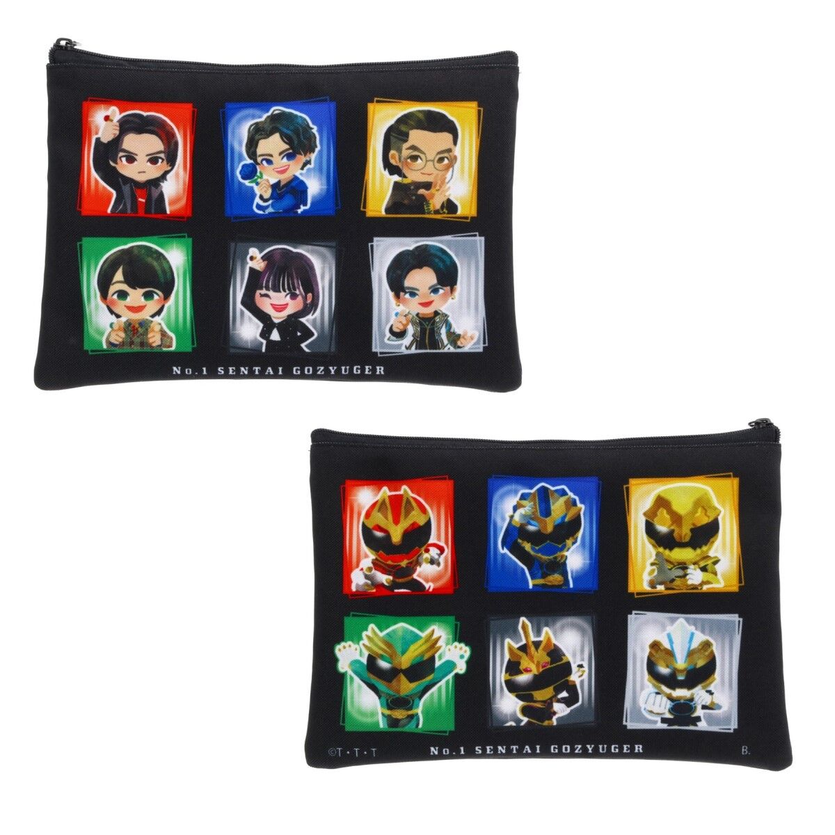 ナンバーワン戦隊ゴジュウジャー デフォルメポーチ〔NEW〕 | スーパー