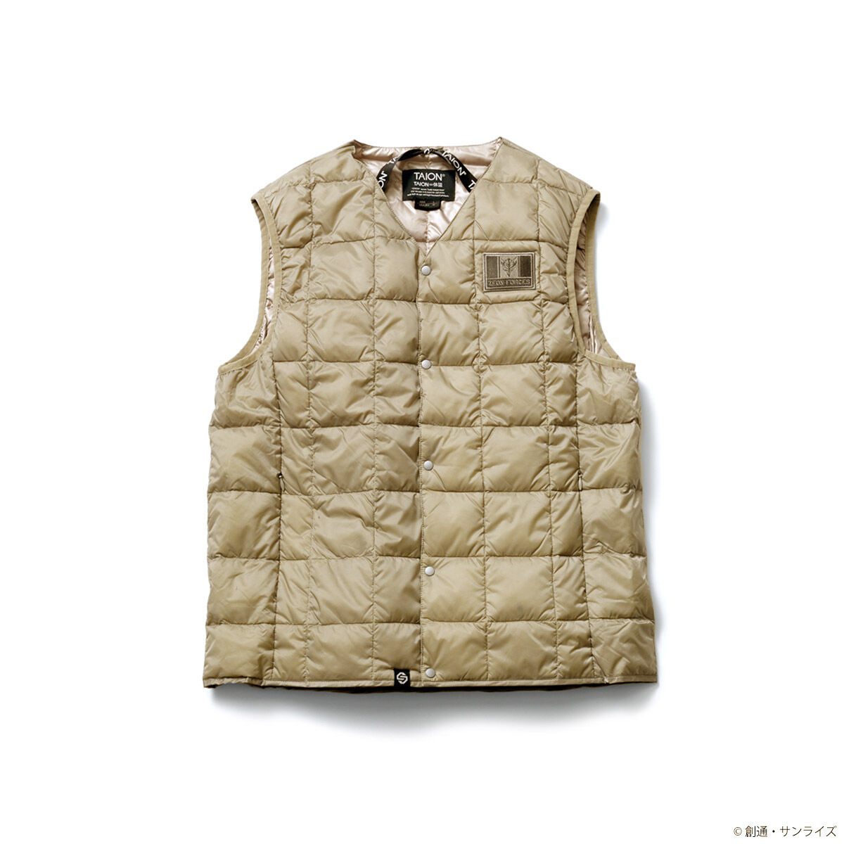 STRICT-G TAION『機動戦士ガンダム』 Vネックインナーダウンベスト