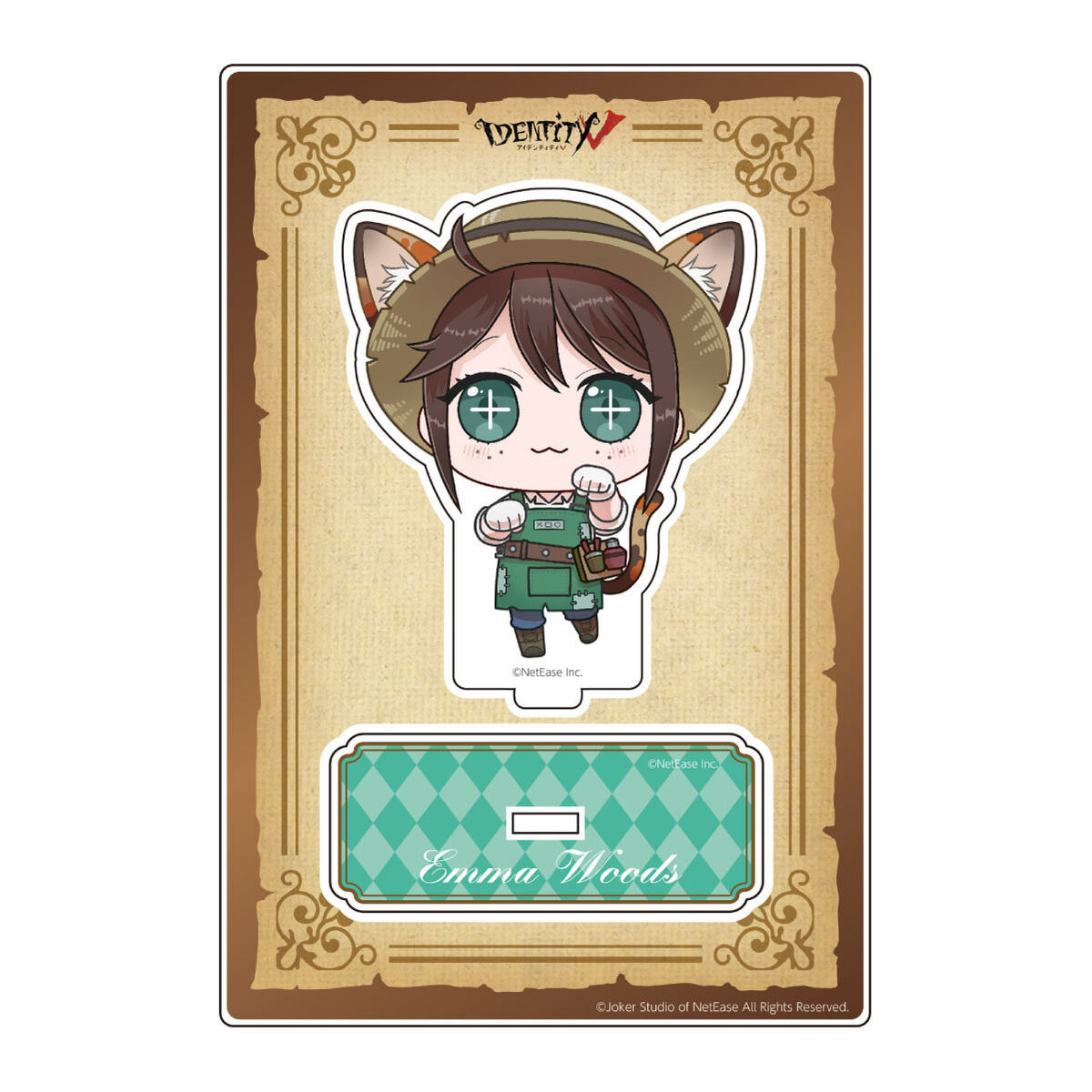 IdentityV in NAMJATOWN」アクリルスタンド（ねこ耳ちびキャラ