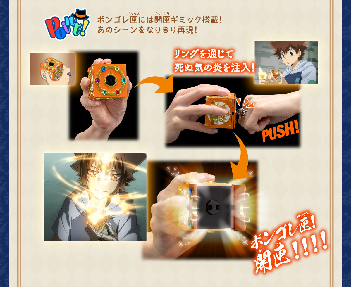 Katekyo Hitman Reborn! Special Memorize Vongola Box & Vongola Ring